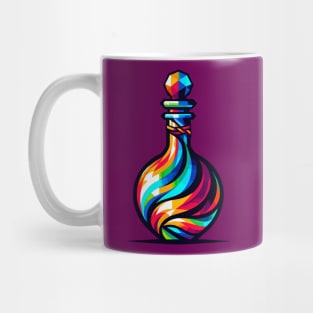 Wizard Potion Bottle: Colorful Geometric Magic Mug